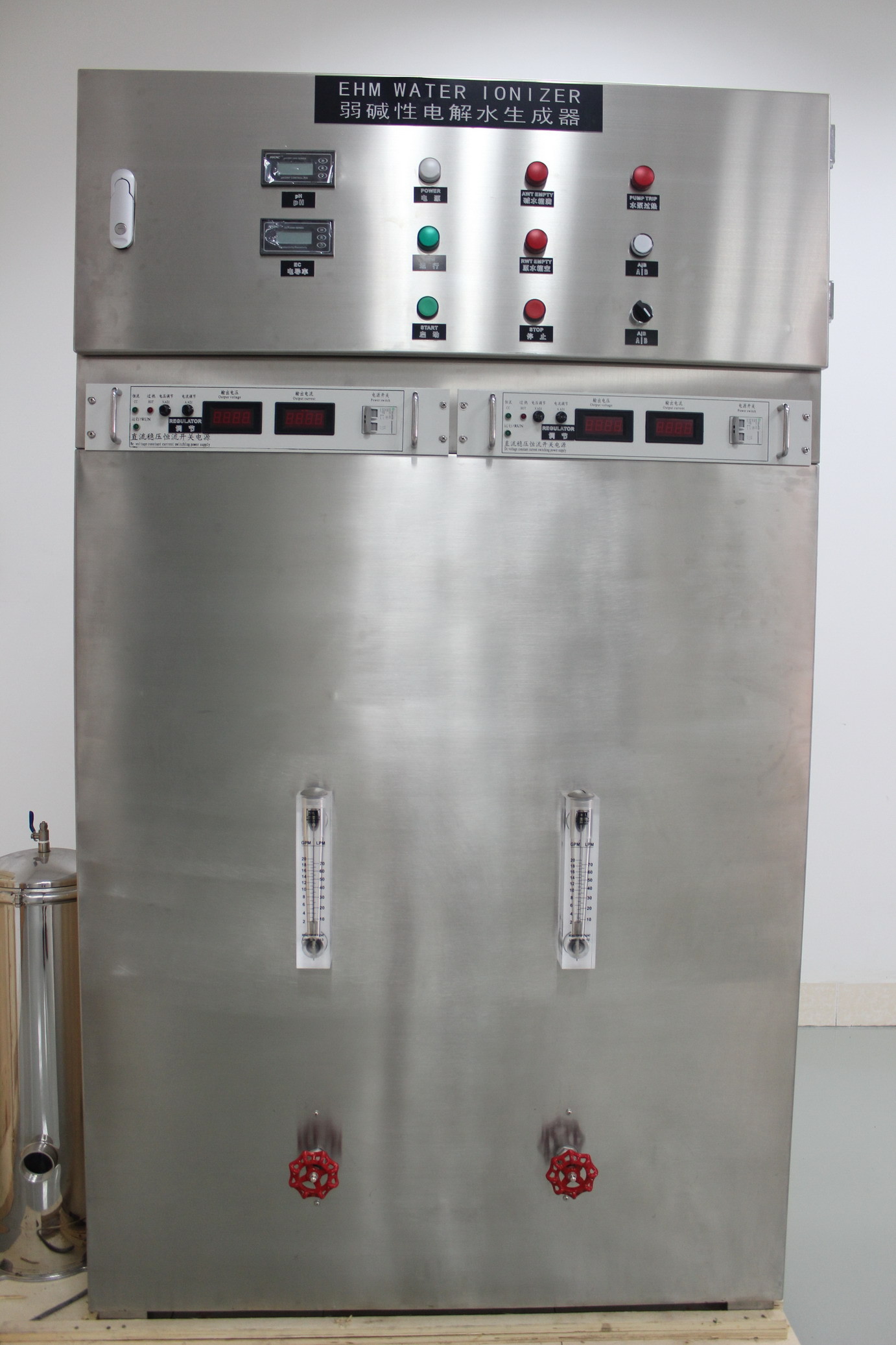 Super Acid Water ionizer machine Large Capacity with pH 3.0 - 10