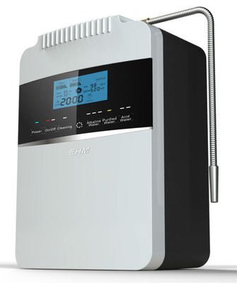 High Performance Alkaline Water Machine with pH Range 2.5~11.2 ORP +500 to -800 and 15*9cm Titanium Plates