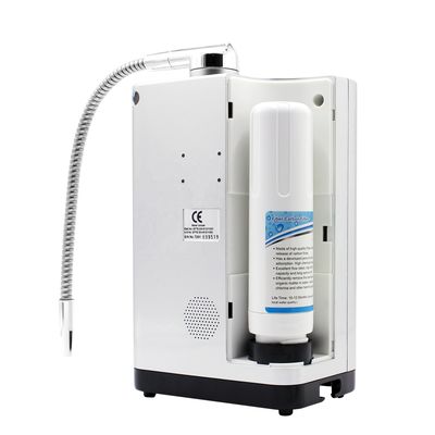 5 Plates Alkaline Water Ionizer with pH Range 4.5~10.0 ORP +500- -500mv and 3.8-inch Colorful LCD Screen