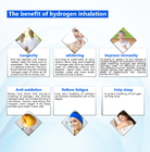 600ml/Min Hydrogen Inhaler Breathing Machine Hydrogen Water Producer