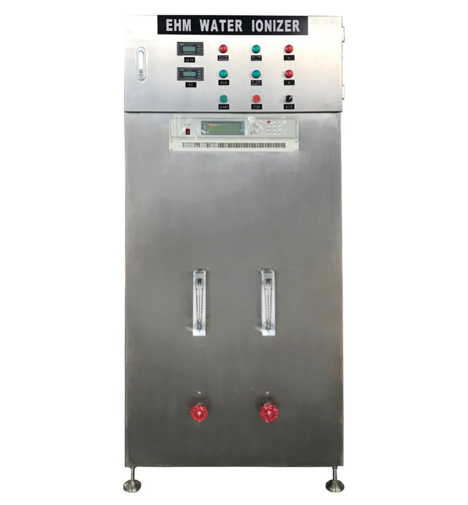 Industrial Water Ionizer 1000L/h Alkaline Acidic Stainless Steel