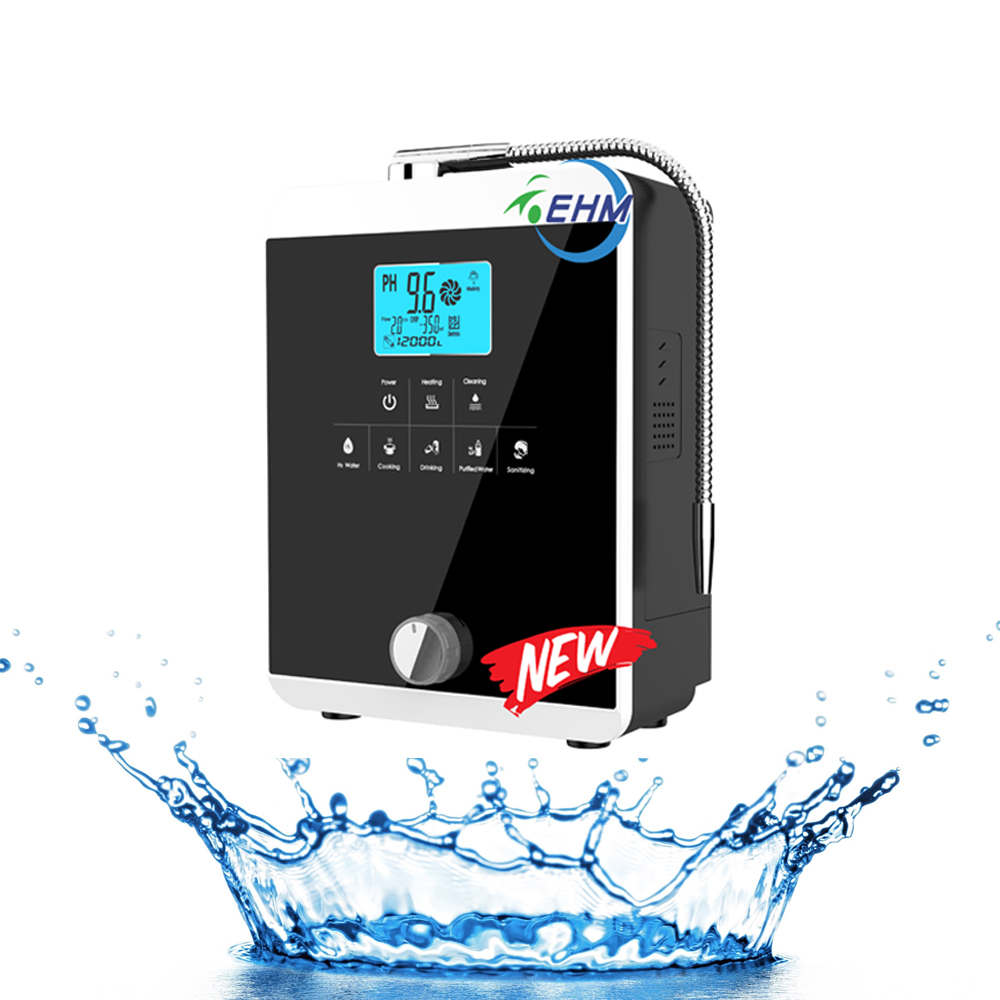 EHM 11 Plate Alkaline Water Ionizer with 5 pH Levels and CE Certification